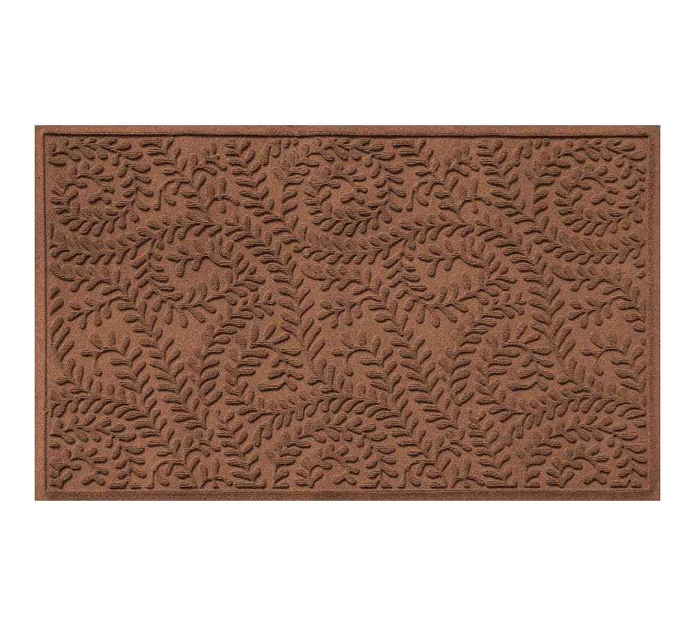 Waterhog Boxwood Doormat, 3 x 5', Dark Brown