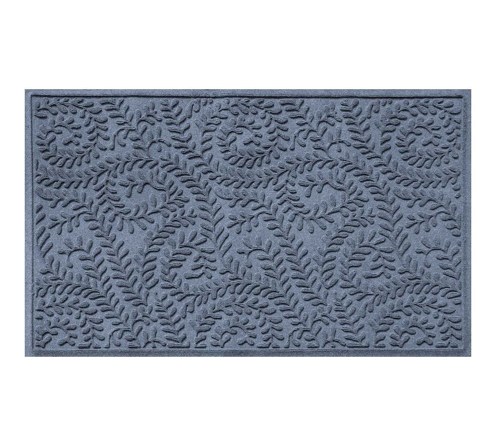 Waterhog Boxwood Doormat, 3 x 5', Bluestone