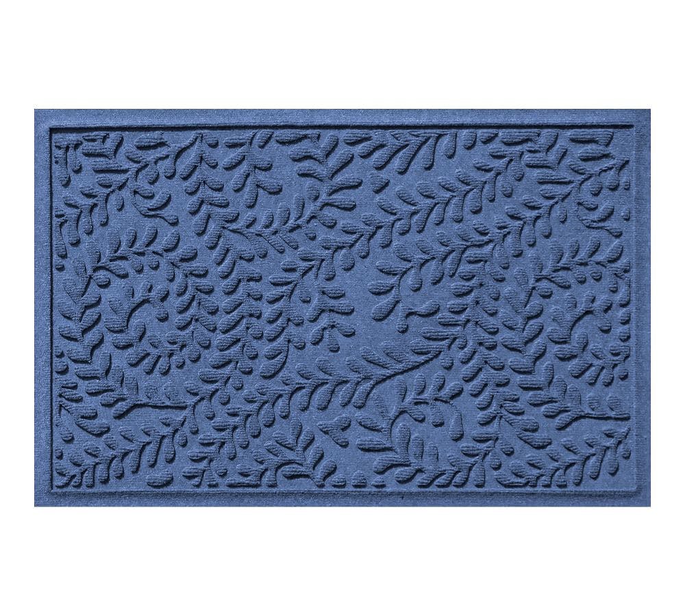 Waterhog Boxwood Doormat, 2 x 3', Navy