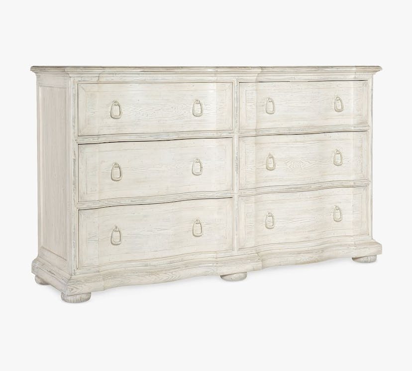 Corrine 6-Drawer Dresser, Magnolia