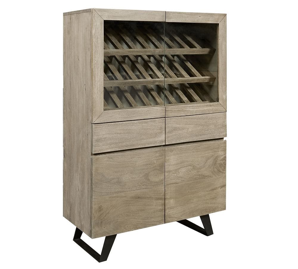 Jerry 40" Bar Cabinet, Brown