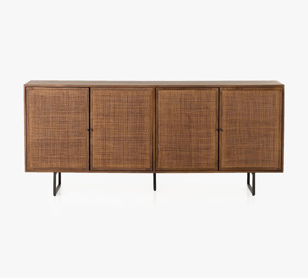 Dolores 72" Sideboard Buffet, Brown Wash