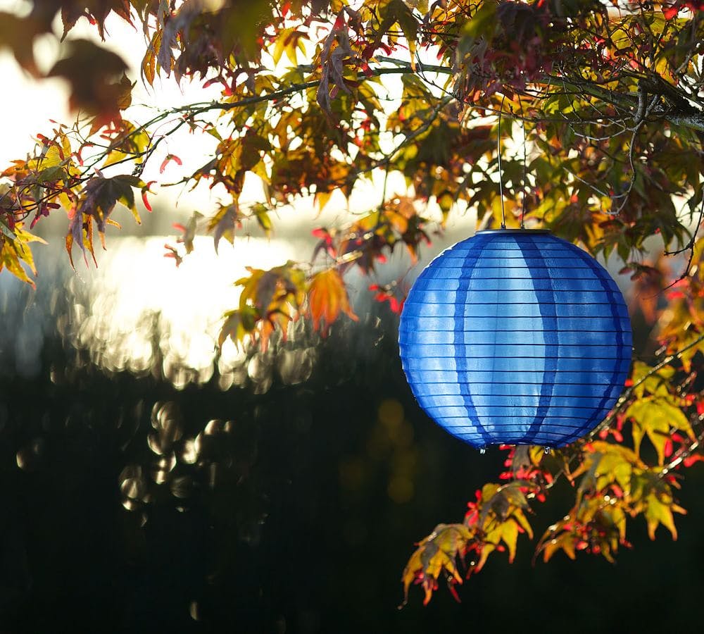 Globe Solar Outdoor Lantern - 10"W