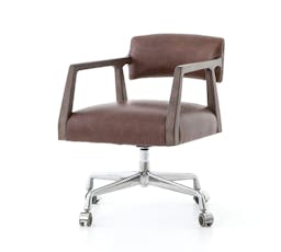 Belden Leather Swivel Desk Chair