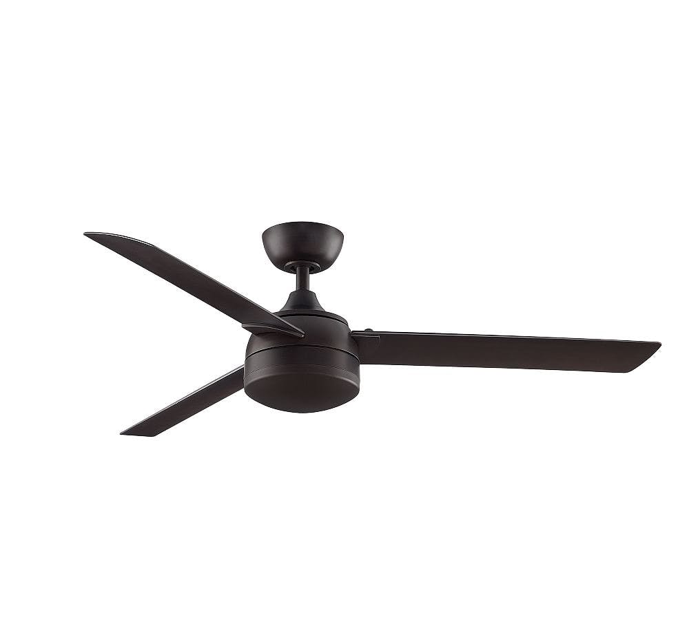 Fanimation Xeno 56" Bronze/Walnut Indoor/Outdoor Ceiling Fan with LED Light
