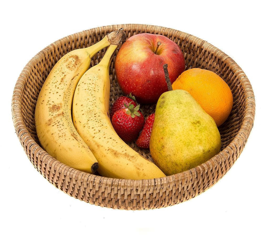 Tava Handwoven Rattan Fruit Bowl