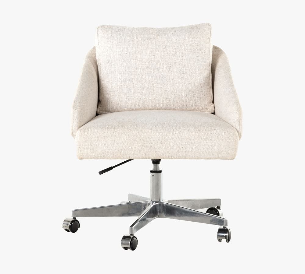 Elm Upholstered Swivel Desk Chair