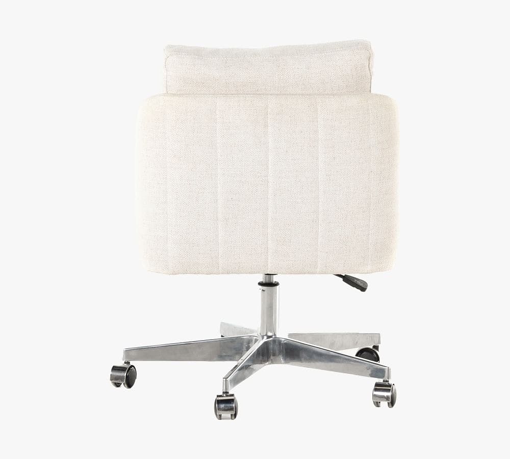 Elm Upholstered Swivel Desk Chair