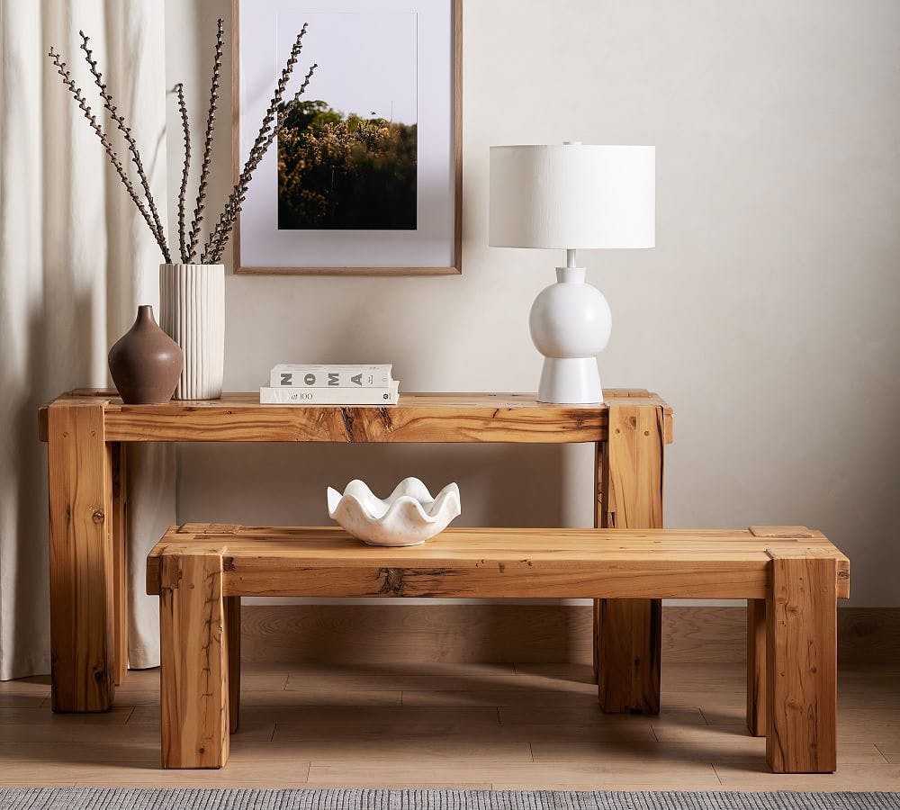 Risa Reclaimed Pine Wood Console Table