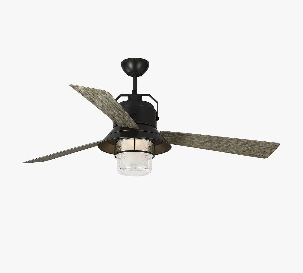 Boynton 54" Antique Bronze LED Outdoor Ceiling Fan with Remote