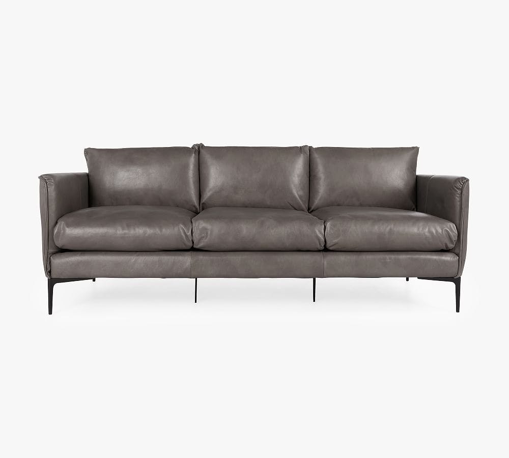 Waldorf 85" Leather Sofa