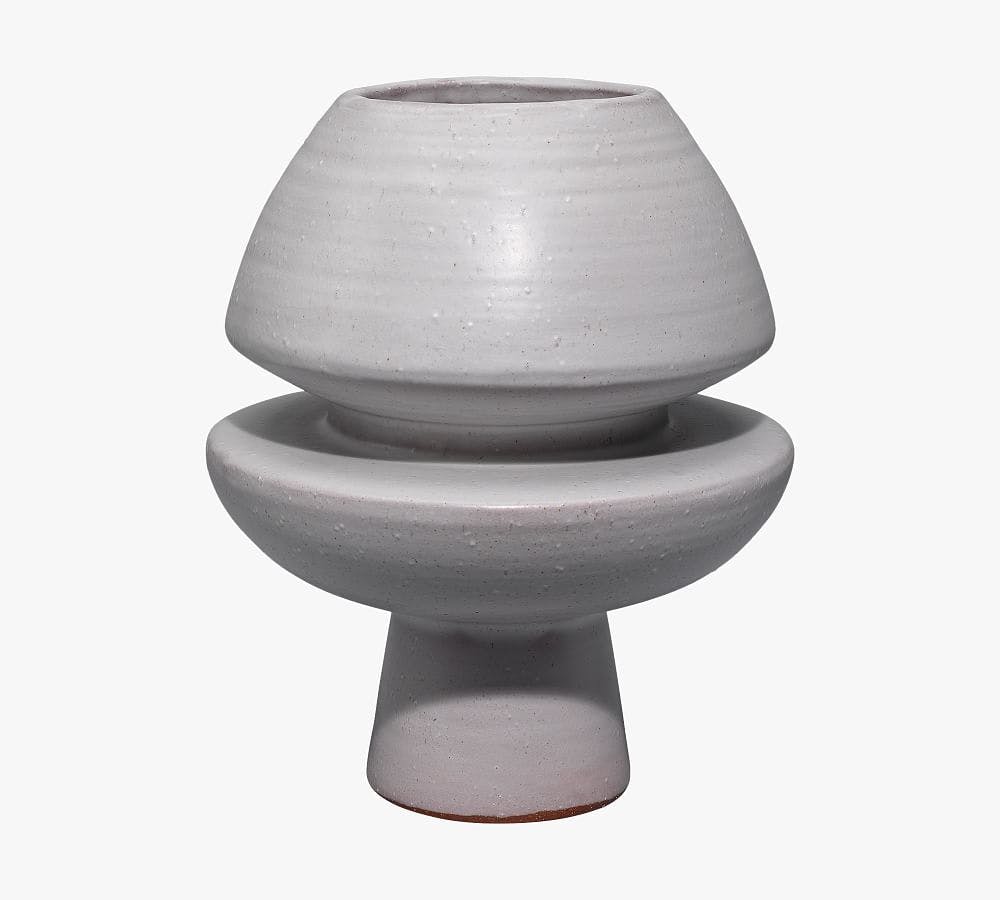 Champignon 9.5" Handcrafted Ceramic Table Vase