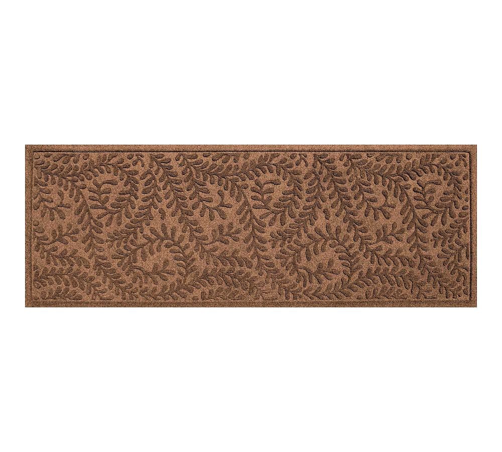 Eco-Friendly Waterhog Boxwood 25" Outdoor Doormat in Dark Brown
