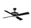Pickett 52" Black Modern Ceiling Fan with LED Light and Remote