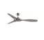 GlideAire 52" Brushed Nickel Smart Ceiling Fan with Remote