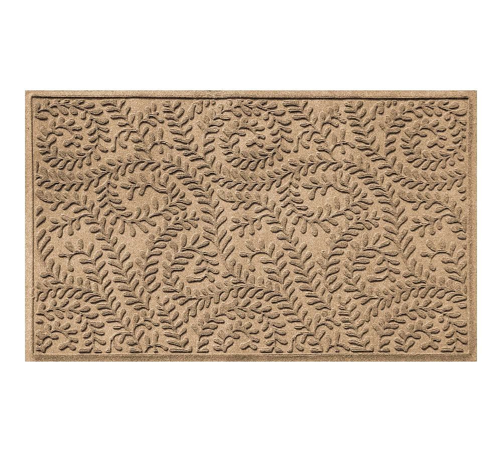 Eco-Friendly Waterhog Leaf Pattern Outdoor Doormat