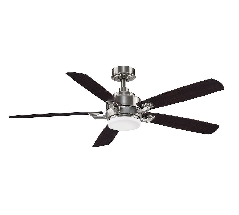 Benito V2 52" Brushed Nickel LED Ceiling Fan with Remote