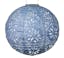Soji Stella Boho Metallic Blue Solar Globe Lantern