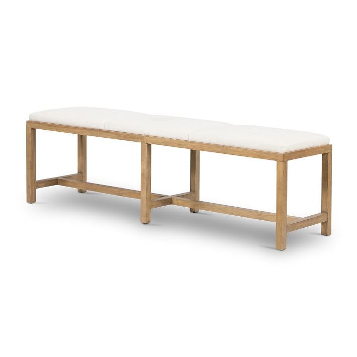 Simple Solid Wood Frame Dining Bench (65")