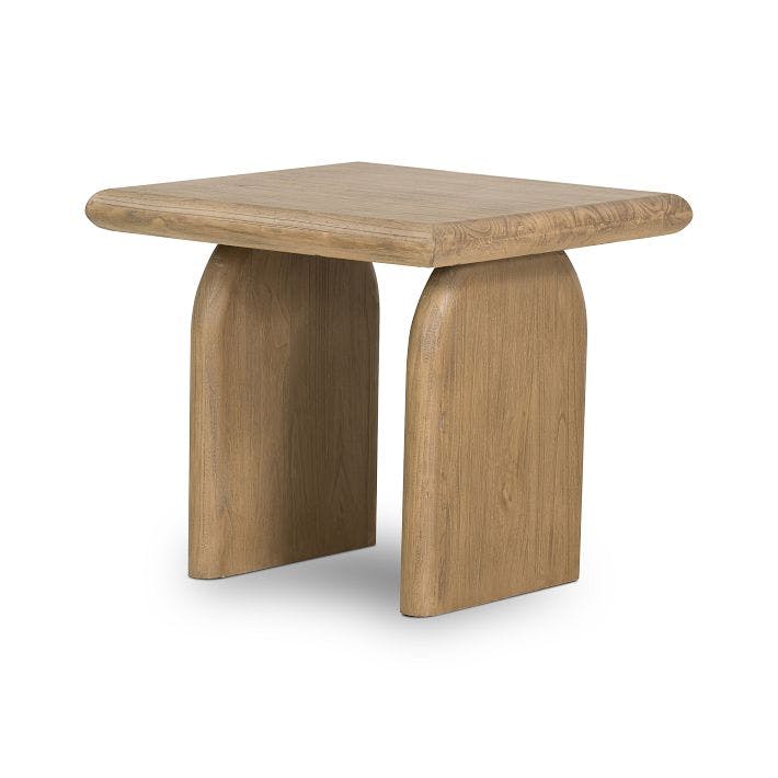 Sculptural Leg 21" Sorrento Side Table