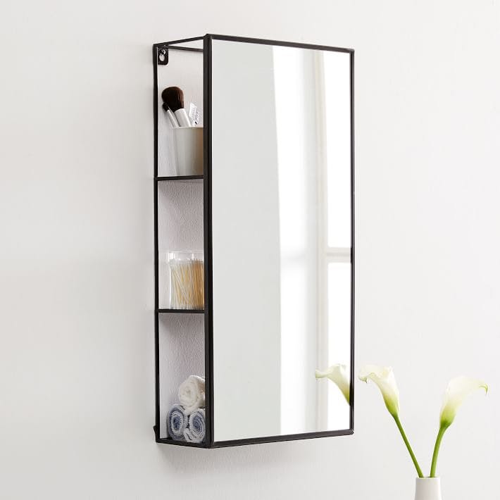 Cubiko Storage Mirror - 12.5"W x 24"H