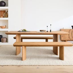 Lodge Legs Dining Table (84"–94")