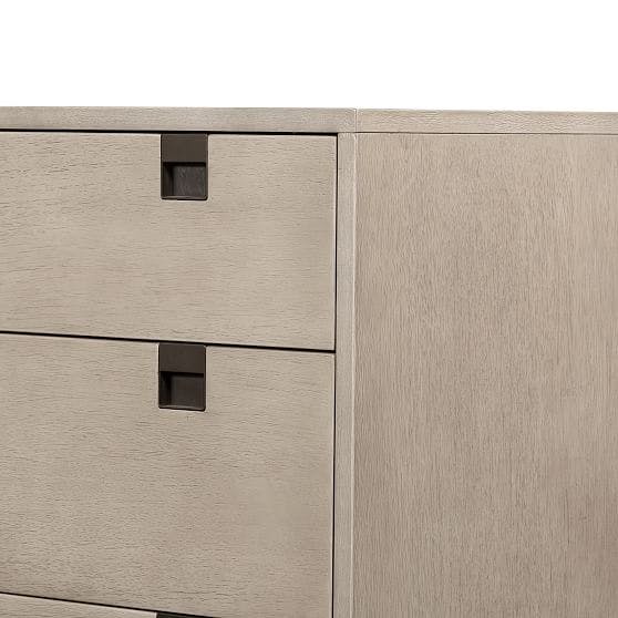 Iron & Acacia 6-Drawer Dresser (62")