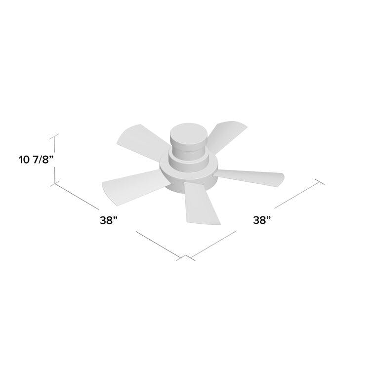 Vox 5 Blade Ceiling Fan with LED Light Kit