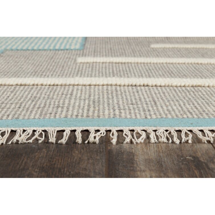 Handmade Flatweave Wool Area Rug