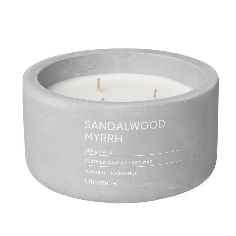 Sandalwood Myrrh Scented Jar Candle