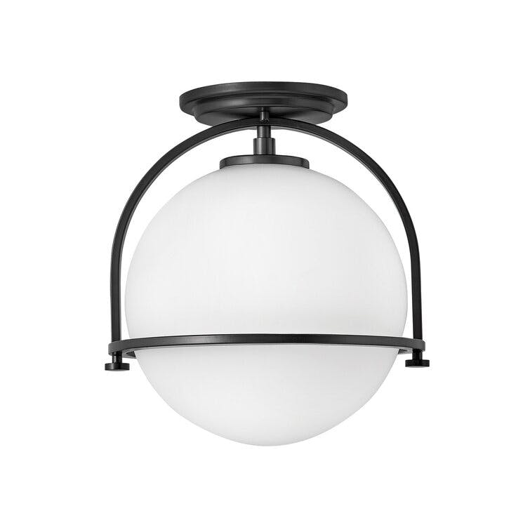 Mccormick 1 - Light 11.5" Simple Globe Semi Flush Mount