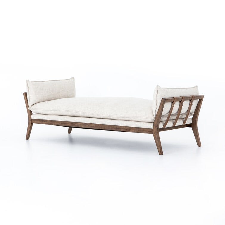 Seriphe Rustic Cream Performance Upholstered Daybed