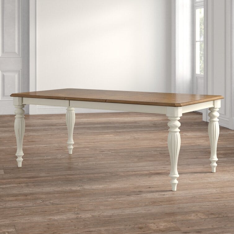 Cleckheat Extendable Solid Wood Dining Table