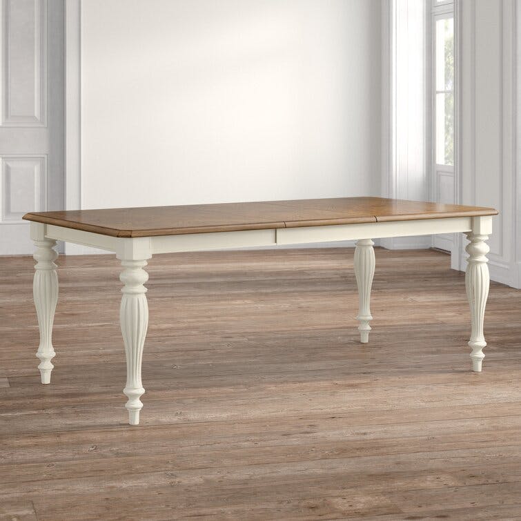 Cleckheat Extendable Solid Wood Dining Table