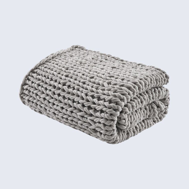 Madison 50"x60" Chunky Double Knit Handmade Throw Blanket