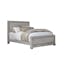 Willow Queen 89"x66" Gray Chalk Upholstered Bed