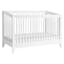 Sprout White Wood 4-in-1 Convertible Crib with Toddler Kit