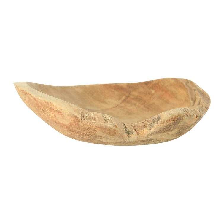 Desideria Teak Wood Decorative Serving Bowl