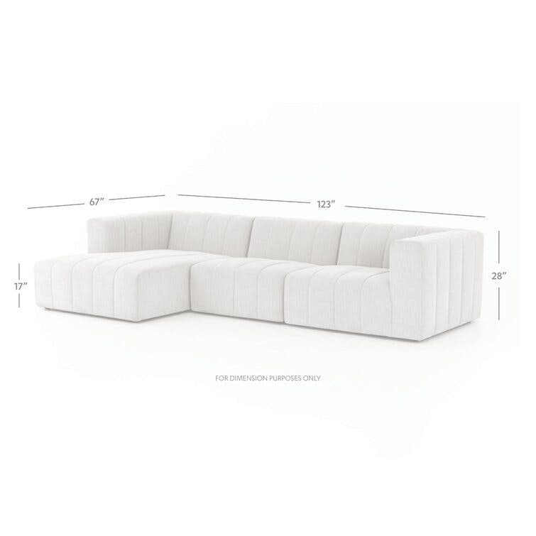 Bowry 3 - Piece Modular Upholstered Chaise L-Sectional