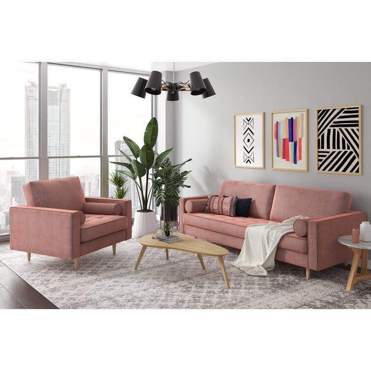 Geo 84'' Upholstered Sofa