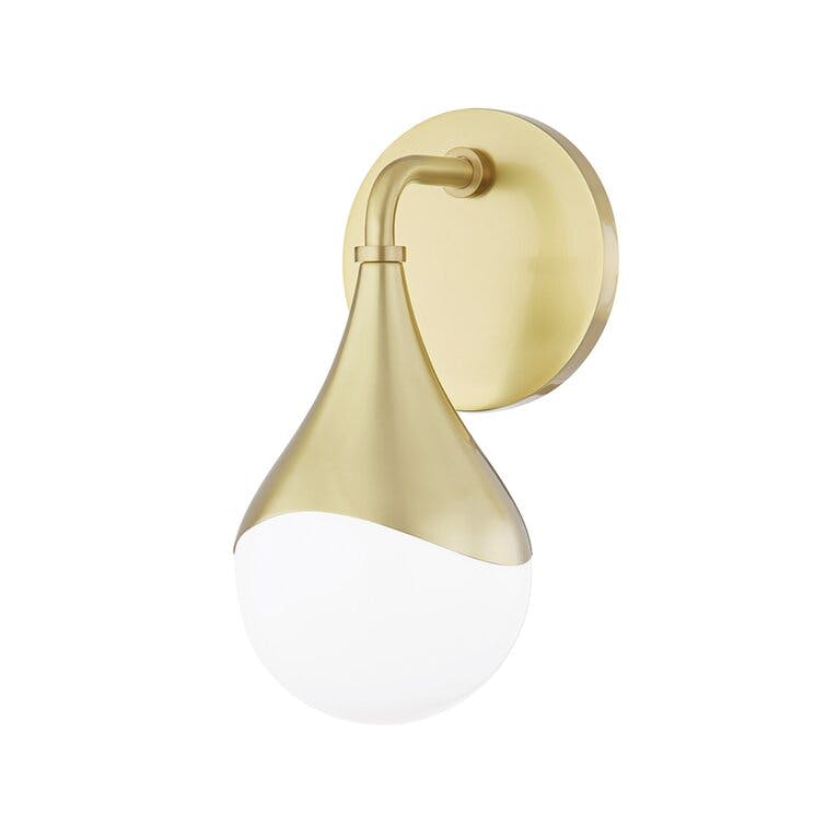Algiers Single Frosted Dimmable Bath Sconce