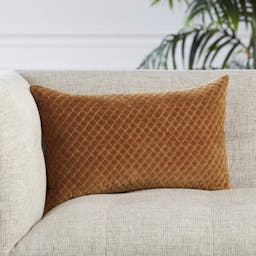 Phoebe Embroidered Cotton Throw Pillow