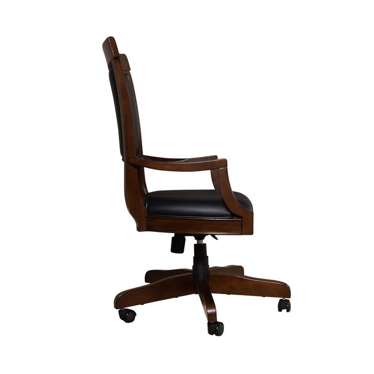 Mattern Swivel Dark Brown Office Chair