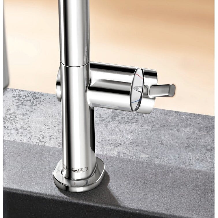 Talis N HighArc Kitchen Faucet, O-Style Spout with 2-Spray Pull-Down and sBox, 1.75 GPM