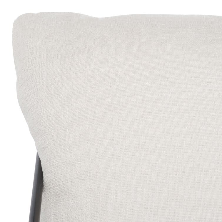 Portland Ivory/Black Pillow Top Upholstered Accent Chair