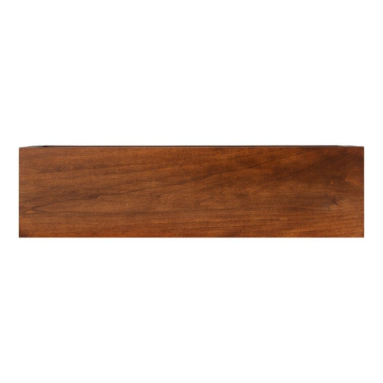 Robin 30"x8" Walnut Brown Solid Wood Floating Shelf