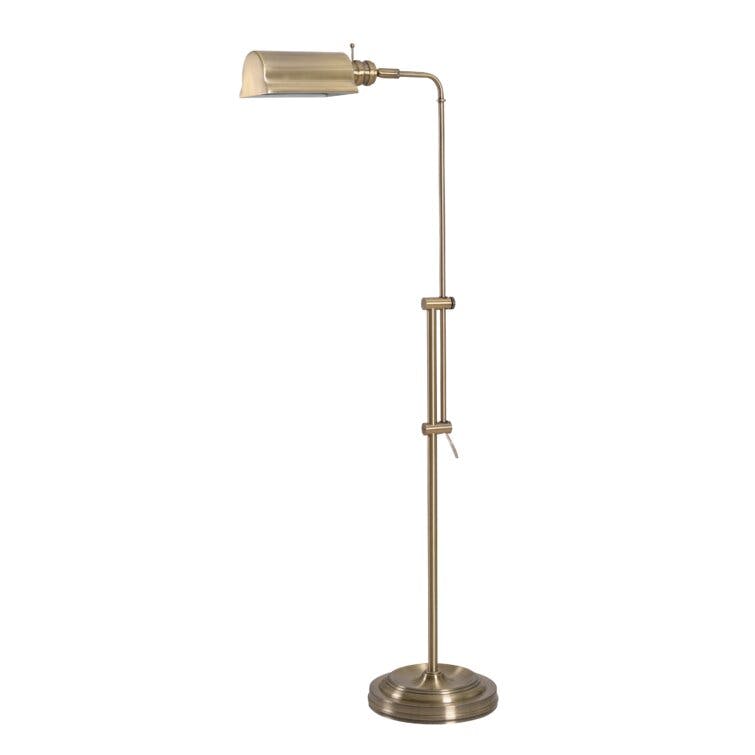 Cal Lighting BO-117FL-AB 100 W Pharmacy Floor Lamp With No Shades- Antique Bronze Finish