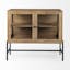 Arelius Solid Wood Rectangle Storage Cabinet