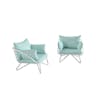 Teddi 2pk Outdoor Lounge Chairs - Novogratz