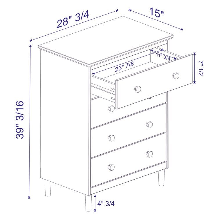 Lafever 4-Drawer Dresser